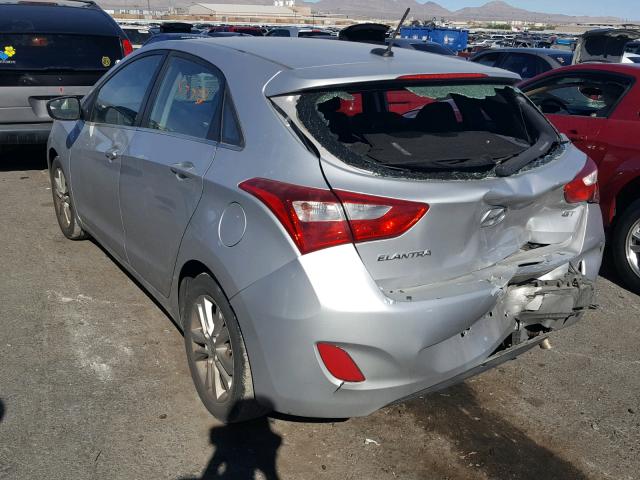 KMHD35LH9EU199567 - 2014 HYUNDAI ELANTRA GT SILVER photo 3