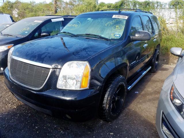 1GKFC13J87R127830 - 2007 GMC YUKON BLACK photo 2