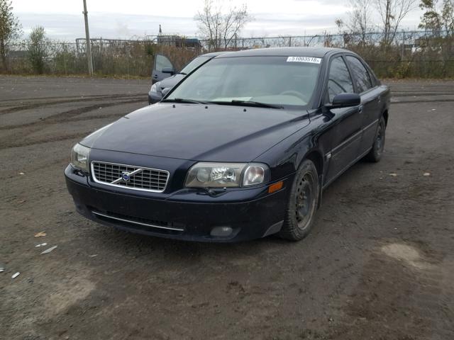 YV1TH592751405629 - 2005 VOLVO S80 2.5T BLUE photo 2