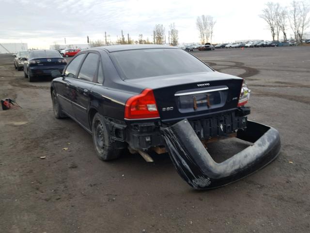 YV1TH592751405629 - 2005 VOLVO S80 2.5T BLUE photo 3