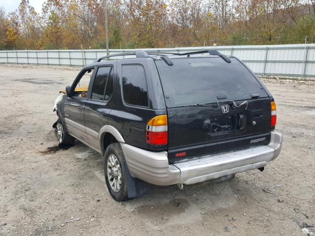 4S6DM58W214410128 - 2001 HONDA PASSPORT E 黑色 照片 3