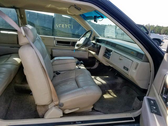 1G6CD13B4N4274891 - 1992 CADILLAC DEVILLE BROWN photo 5