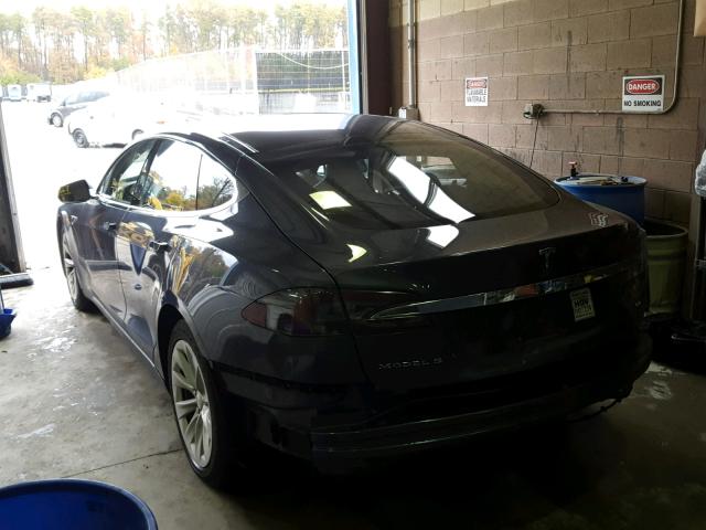 5YJSA1S11EFP52512 - 2014 TESLA MODEL S CHARCOAL photo 3