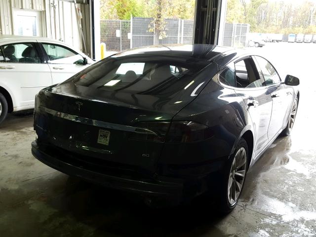 5YJSA1S11EFP52512 - 2014 TESLA MODEL S CHARCOAL photo 4