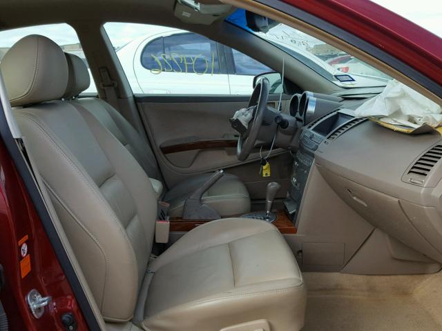 1N4BA41E14C871751 - 2004 NISSAN MAXIMA SE BURGUNDY photo 5