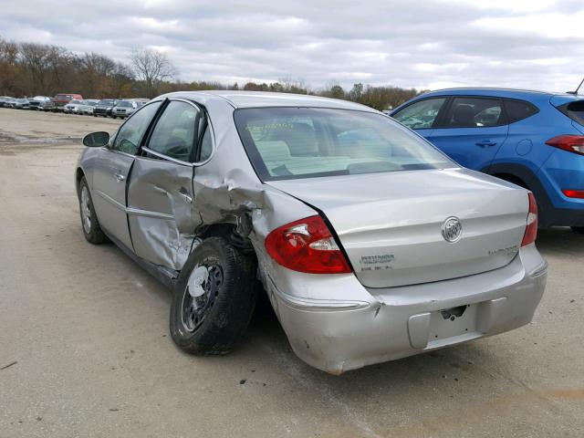 2G4WC582281199634 - 2008 BUICK LACROSSE C SILVER photo 3