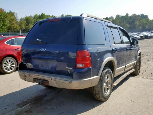 1FMZU74WX5UA65808 - 2005 FORD EXPLORER E BLUE photo 4