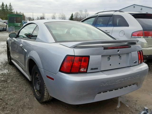 1FAFP4047YF218791 - 2000 FORD MUSTANG SILVER photo 3