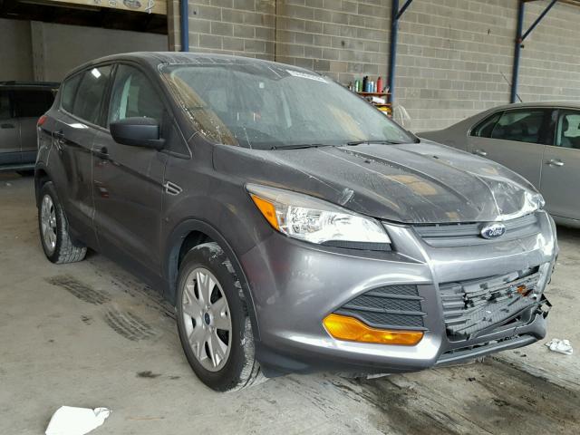 1FMCU0F70EUB54628 - 2014 FORD ESCAPE S GRAY photo 1