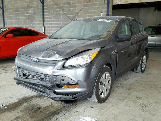 1FMCU0F70EUB54628 - 2014 FORD ESCAPE S GRAY photo 2