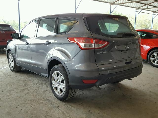 1FMCU0F70EUB54628 - 2014 FORD ESCAPE S GRAY photo 3