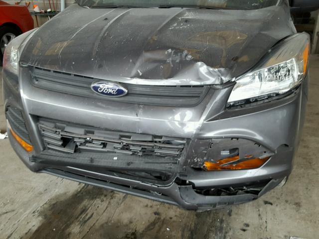 1FMCU0F70EUB54628 - 2014 FORD ESCAPE S GRAY photo 9