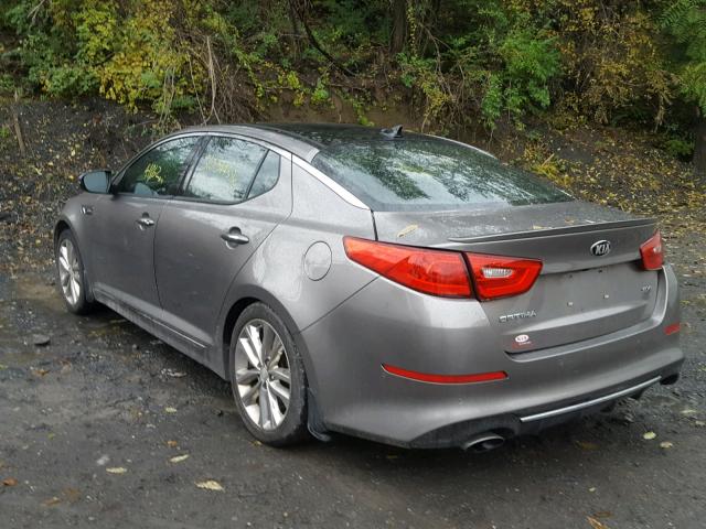 5XXGR4A68EG286636 - 2014 KIA OPTIMA SX GRAY photo 3