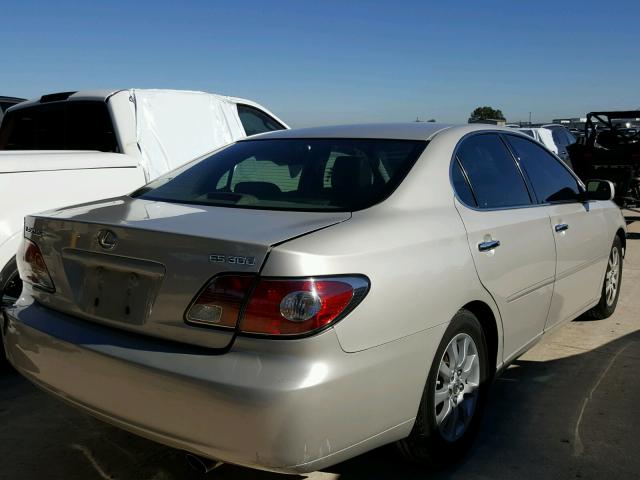 JTHBF30G530100359 - 2003 LEXUS ES 300 SILVER photo 4