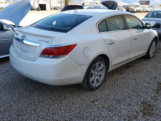 1G4GC5EDXBF120026 - 2011 BUICK LACROSSE C WHITE photo 4