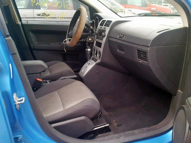 1B3HB48B68D587210 - 2008 DODGE CALIBER SX BLUE photo 5