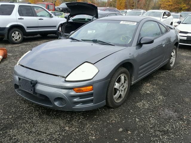 4A3AC44G23E167300 - 2003 MITSUBISHI ECLIPSE GS GRAY photo 2