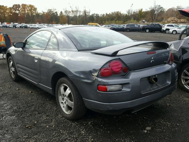 4A3AC44G23E167300 - 2003 MITSUBISHI ECLIPSE GS GRAY photo 3