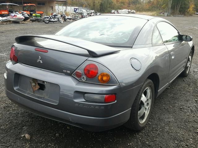 4A3AC44G23E167300 - 2003 MITSUBISHI ECLIPSE GS GRAY photo 4