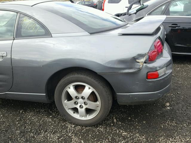 4A3AC44G23E167300 - 2003 MITSUBISHI ECLIPSE GS GRAY photo 9