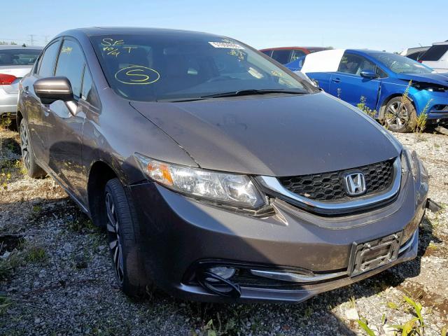 19XFB2F93FE051398 - 2015 HONDA CIVIC EXL 棕色 照片 1