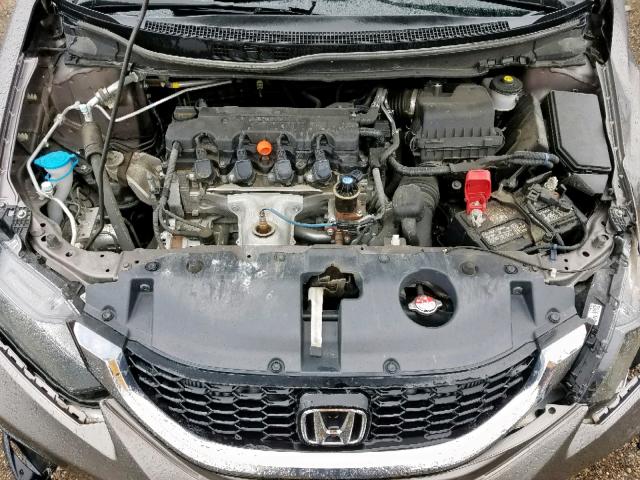 19XFB2F93FE051398 - 2015 HONDA CIVIC EXL 棕色 照片 7