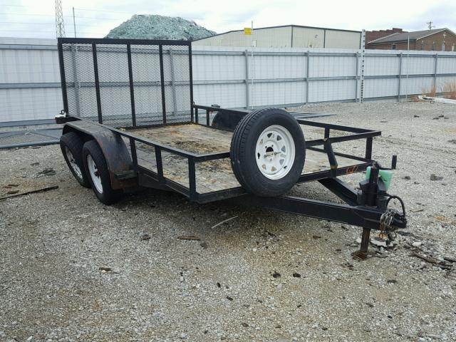 4PRBU1225FT000170 - 2015 UTILITY TRAILER BLACK photo 1