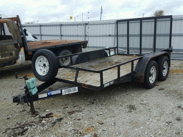 4PRBU1225FT000170 - 2015 UTILITY TRAILER BLACK photo 2