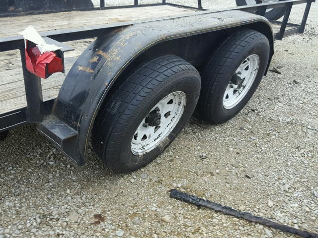 4PRBU1225FT000170 - 2015 UTILITY TRAILER BLACK photo 9