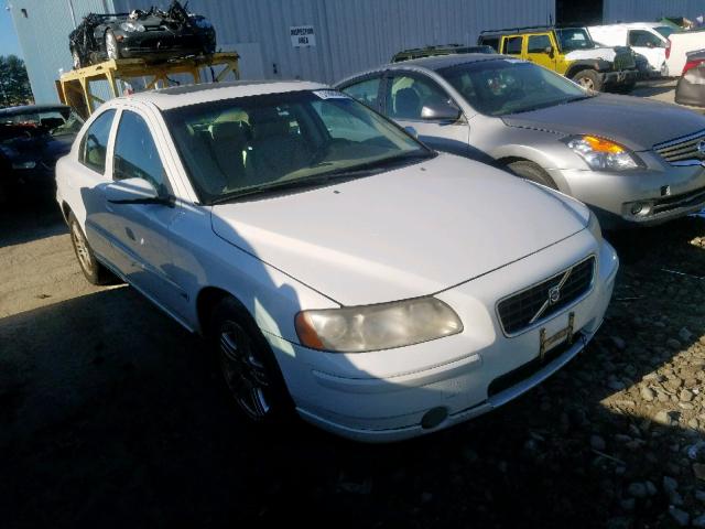 YV1RS592362538265 - 2006 VOLVO S60 2.5T WHITE photo 1