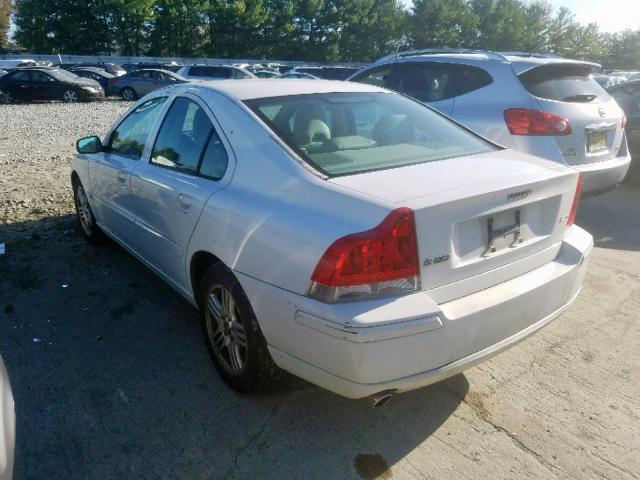 YV1RS592362538265 - 2006 VOLVO S60 2.5T WHITE photo 3