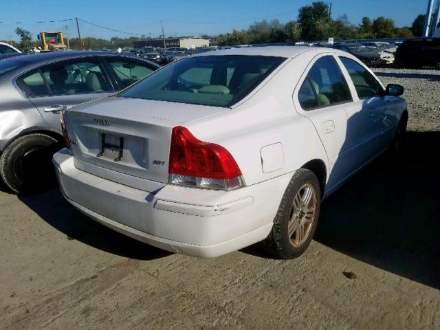 YV1RS592362538265 - 2006 VOLVO S60 2.5T WHITE photo 4