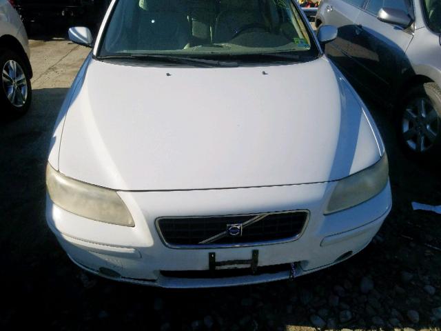 YV1RS592362538265 - 2006 VOLVO S60 2.5T WHITE photo 7