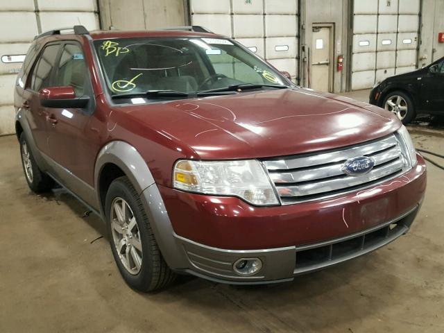 1FMDK02W38GA06287 - 2008 FORD TAURUS X S RED photo 1