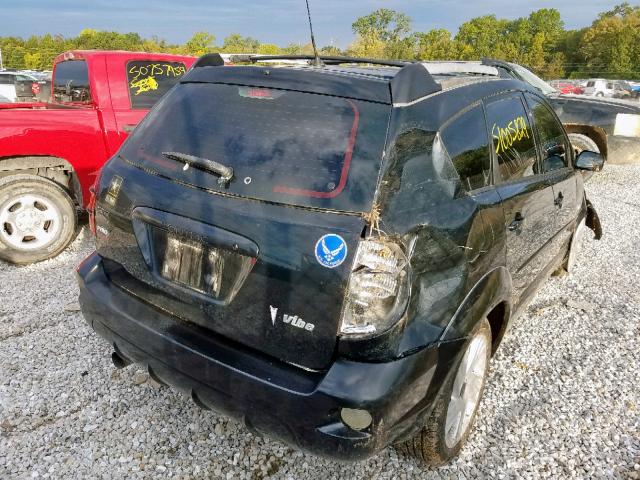 5Y2SL62814Z454040 - 2004 PONTIAC VIBE BLACK photo 4