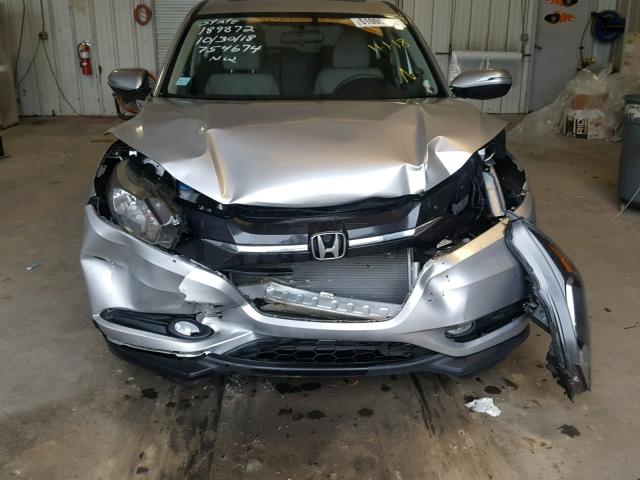 3CZRU5H54GM754674 - 2016 HONDA HR-V EX GRAY photo 9