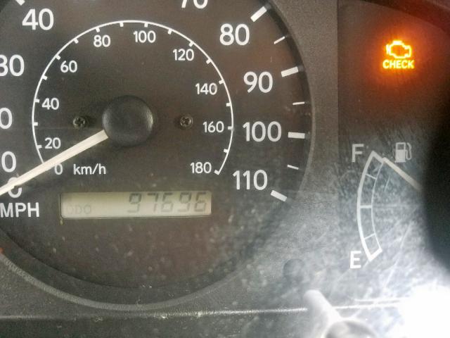 1Y1SK5286YZ428497 - 2000 CHEVROLET GEO PRIZM მწვანე ფოტო 8