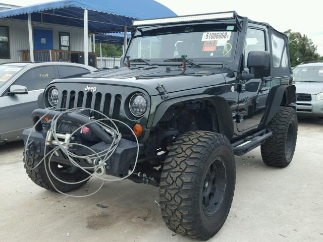 1J4AA2D12AL174503 - 2010 JEEP WRANGLER S GREEN photo 2