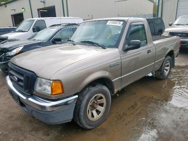 1FTYR10D06PA80790 - 2006 FORD RANGER BROWN photo 2