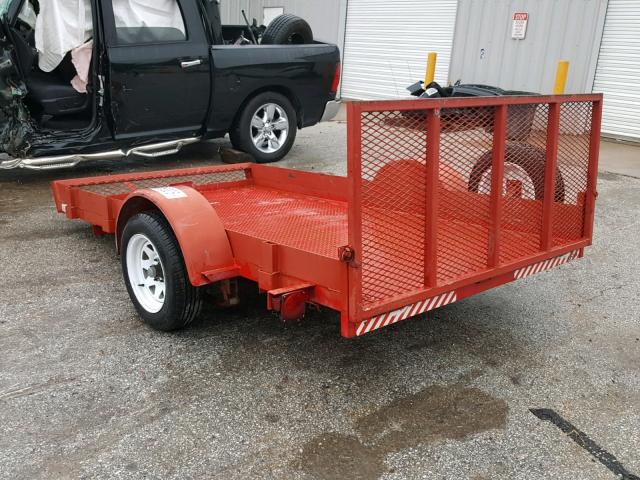 1T9AA0810AD526034 - 2017 UTILITY TRAILER RED photo 3