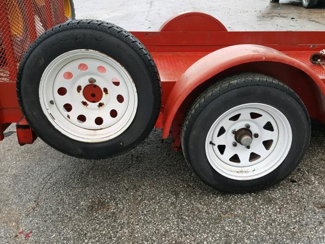 1T9AA0810AD526034 - 2017 UTILITY TRAILER RED photo 8