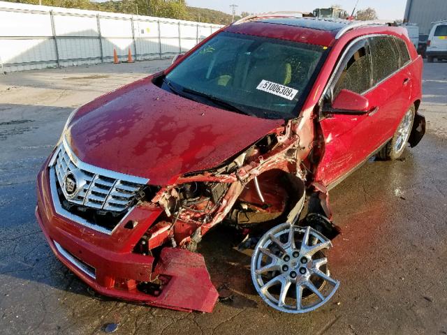 3GYFNDE35DS620843 - 2013 CADILLAC SRX PERFOR RED photo 2
