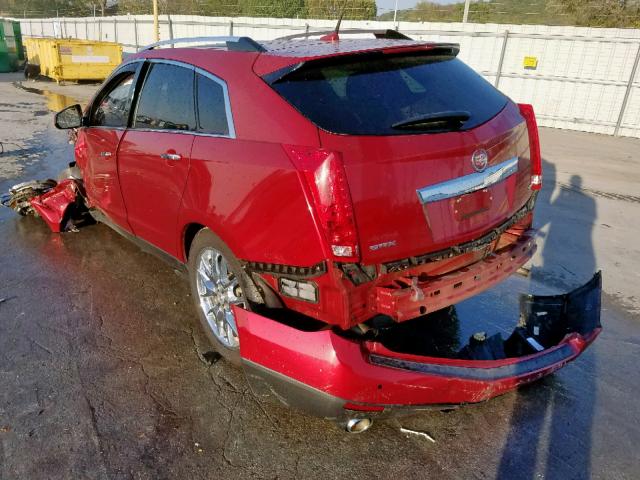 3GYFNDE35DS620843 - 2013 CADILLAC SRX PERFOR RED photo 3