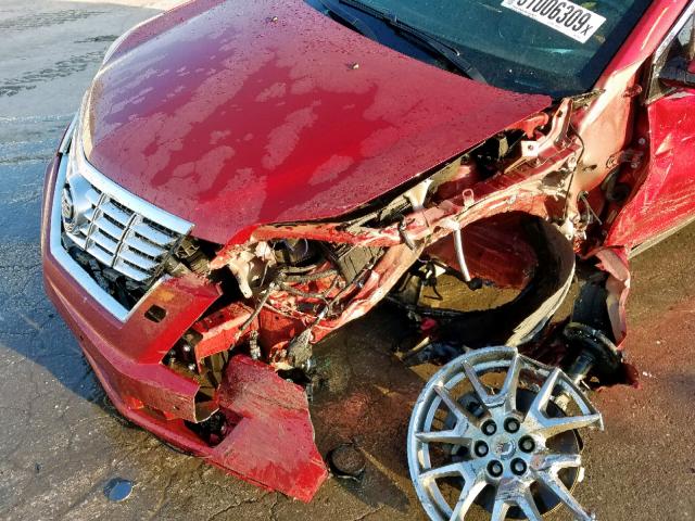 3GYFNDE35DS620843 - 2013 CADILLAC SRX PERFOR RED photo 9