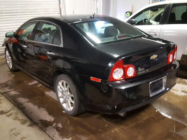 1G1ZE5E13BF264121 - 2011 CHEVROLET MALIBU LTZ შავი ფოტო 3
