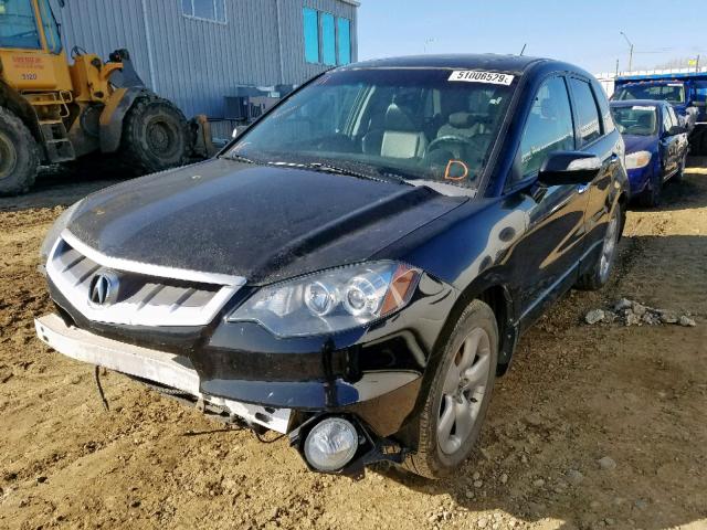 5J8TB18299A800582 - 2009 ACURA RDX BLACK photo 2