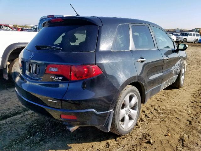 5J8TB18299A800582 - 2009 ACURA RDX BLACK photo 4