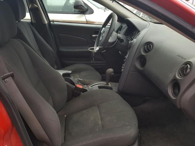 2G2WP552X81175907 - 2008 PONTIAC GRAND PRIX RED photo 5