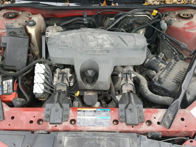 2G2WP552X81175907 - 2008 PONTIAC GRAND PRIX RED photo 7