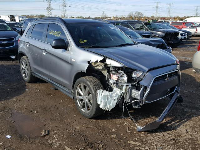 4A4AP5AU6DE023475 - 2013 MITSUBISHI OUTLANDER GRAY photo 1